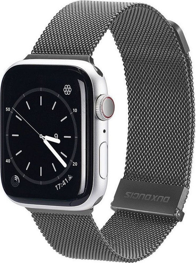 Rrip ore Dux Ducis Milanese për Apple Watch, çelik inox, 38 40 41mm, gri