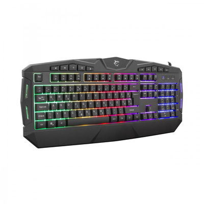Tastierë Gaming White Shark, LED Rainbow, Kiowa