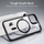 Mbrojtëse telefoni ESR Classic Hybrid HaloLock, MagSafe, për iPhone 14 Plus, e tejdukshme me kornizë të zezë
