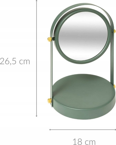 Pasqyrë tavoline 5five Round Pivoting Duo Mirror Ficus, rrethore, dyanshme