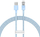 Kabllo USB Baseus CATS010003, USB A në Lightning, 1 m, blu
