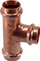 T-stuk bakri Viega Profipress 4518, 22 x 18 x 22 mm, sistem me pres