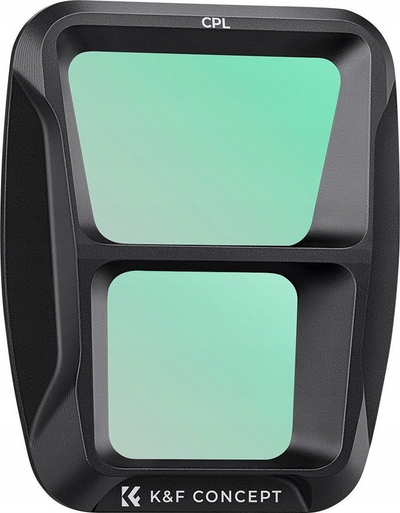 Filter CPL për dron K&amp;F Concept DJI Air 3, polarizues, i zi