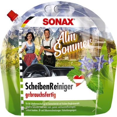 SONAX Ujë për Xhama i Gatshëm Alm Summer 3 L