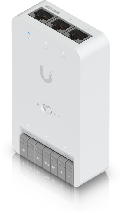 Hub aksesi Ubiquiti UniFi Compact PoE++, 3x GbE, për një derë