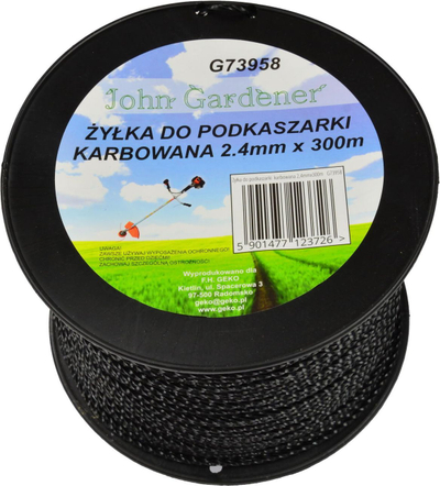 Жица за тример GEKO, 2.4mm, 300m, брановиден профил