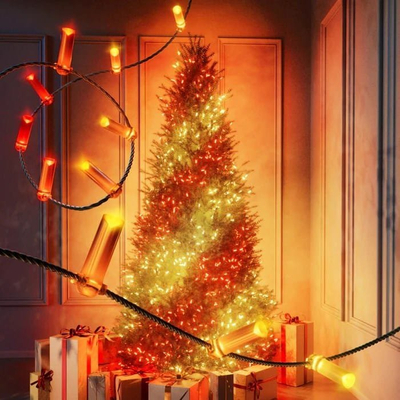 Drita dekorative Twinkly Candies, 100 LED, RGB, shumëngjyrëshe