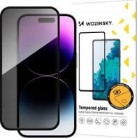 Xham mbrojtës Wozinsky për iPhone 16 Pro Max, tempered glass, privacy, transparent