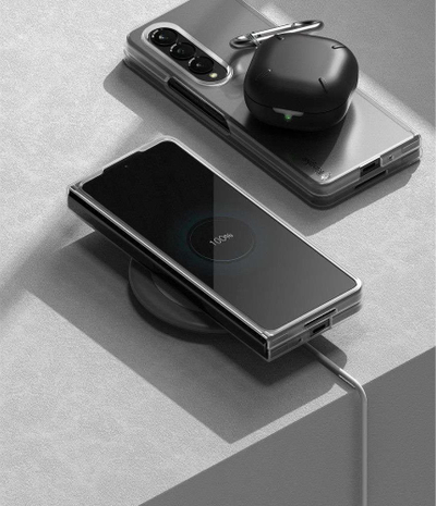 Kapak telefoni Ringke Slim për Samsung Galaxy Z Fold 4, polikarbonat, matte clear