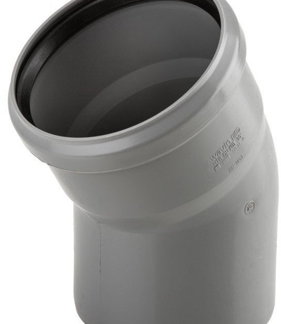 Degëzues sanitare Wavin Ostendorf DN40 30, për ujëra të zeza, plastik, gri