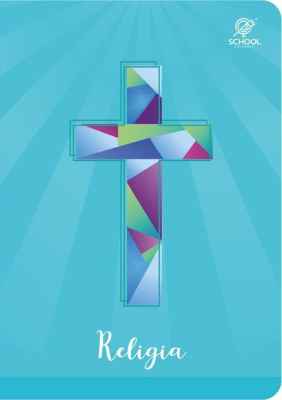 Bllok shënimesh Elanders Religion A5, 64 fletë rrjetë, paketim 5 copë, blu