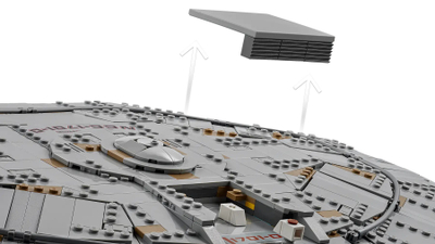 Set LEGO Icons Star Trek U.S.S. Enterprise NCC-1701-D, model ndërtimi, për të rritur, shumëngjyrësh