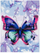 Set pikturimi me numra “Butterfly”, kanavacë 30x40cm, bojra akrilike, shumëngjyrësh