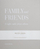 Album fotografish Printworks Family and Friends, deri 40 faqe, faqe të zeza, i zi