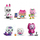 Set LEGO Gabby’s Buildable Cat Friends 11215, lodër ndërtimi për fëmijë, shumëngjyrësh