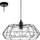 Llampë varëse EGLO Carlton 2, Ø45.5 cm, metal, e zezë