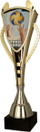 Kupë Tryumf Trophy 7243C për volejboll, 40.5 cm, ngjyrë ari