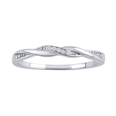 Unazë argjendi Asumi JJJ1295RW, Brilliance Zirconia, e argjendtë