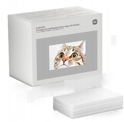 Letër fotografike Xiaomi Photo Printer Pro, sublimim termik, 6\", 50 fletë