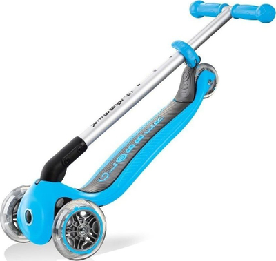 Trotinet për kalamaj Globber Primo Foldable, 3 rrota, blu
