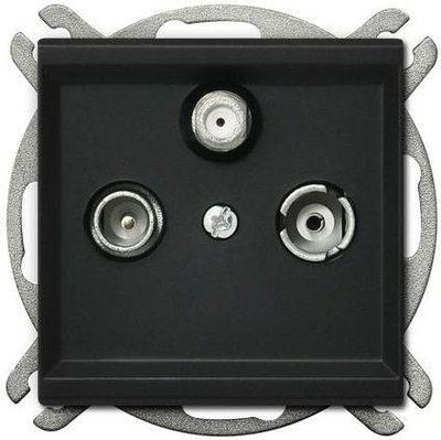 Prizë antene Ospel Sonata GPA-RSP/m/33, RTV SAT through, black metallic