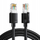 Kabllo Ethernet Ugreen NW315, Cat6A UTP, 5m, e zezë