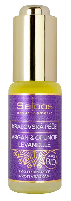 Vaj për lëkurë Saloos Royal Care Argan & Prickly Pear & Lavender, 20 ml