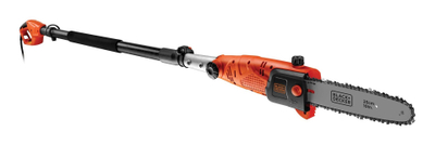 Sharrë me zinxhir teleskopike Black&Decker PS7525, 800W, teh 25 cm, portokalli