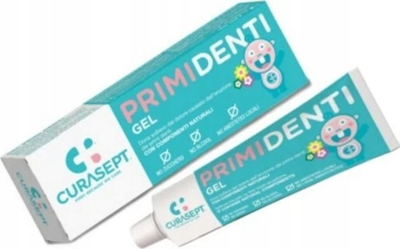 Xhel për mishra dhëmbësh Curasept Primidenti, qetësues kur i dalin dhëmbët kalamasë, 20 ml