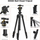 Tripod fotografik K&amp;F Concept K234A3, me kokë sferike BH-36, me mbajtëse smartphone, alumin