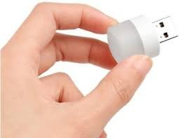 Llambë me USB Hutini, e bardhë 10359