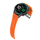 Smartwatch burrash Gravity GT41 4, ekran 1.85", thirrje me Bluetooth, portokalli me të zezë