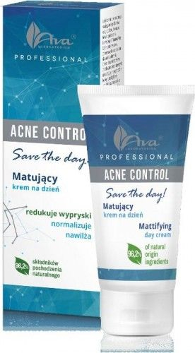 Krem ditore matifikues për fytyrë Ava Acne Control, për lëkurë me akne, 50 ml