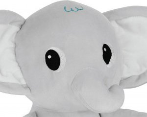 Lodër projektor pelushi Milly Mally Elephant, kuti muzikore, gri