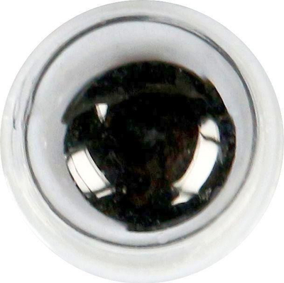 Sy plastikë për zbukurim Titanum, 5 mm, set me 300 copë, të zinj
