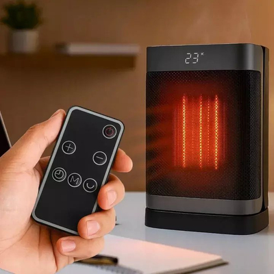 Ngrohës elektrik kolonë Powermat, qeramik, 1500W, me telekomandë, LED