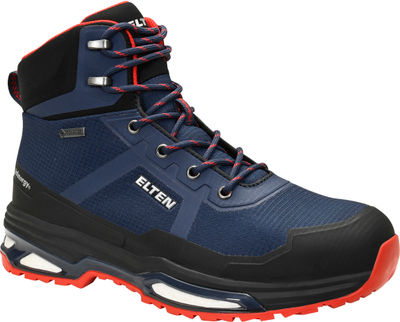 Këpucë sigurie Elten Bente XXE GTX Blue Mid, Gore Tex, S3 ESD, blu