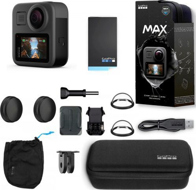 Kamerë Hero MAX GoPro, 5.6K, 30/60fps, 16.6Mpx, e zezë