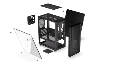 Kuti PC Krux Scor KRXD002, microATX Mini ITX, xham i temperuar, e zezë