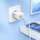 Karikues udhëtimi Hoco N71, 30W GaN, USB-C edhe USB-A, i bardhë