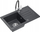 Lavaman kuzhine QUADRON BEN 111, granit, 70x44x17.5 cm, me rubinet MAGGIE, i zi