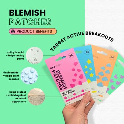 Face Facts Blemish Patches - Blue Clouds