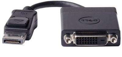 Adapter video Dell 470-AANH, DisplayPort në DVI D, i zi
