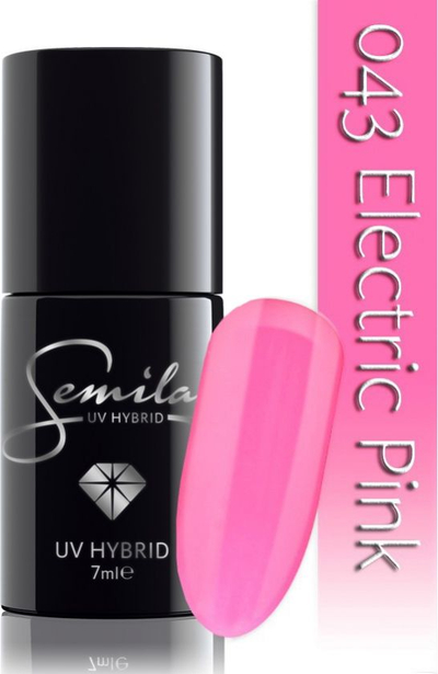 Llak xheli Semilac 043 Electric Pink, 7ml, rozë neon