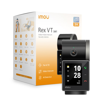 IP безбедносна камера IMOU Rex VT Pro IPC-S2VBP-5M0WR, 5MP, Wi‑Fi, бела