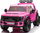 Makine elektrike per kalamaj RMZ Ford Super Duty, 12V, me telekomande per prindin, roze