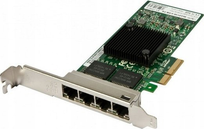 Kartë rrjeti Allnet ALL0136-4-GB-TX, 4 porta Gigabit, PCIe, e gjelbër