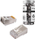 Fishe rrjeti RJ45 Spacetronik PT-RJ456FT-11, Cat6 FTP, set 100 copë, metalik