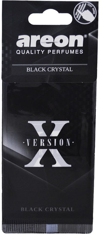 Aromatizues veture Areon X AXV10, varës prej letre, 12 copë, Black Crystal