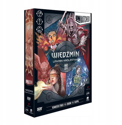 Lojë tavoline Unmatched The Witcher The Fall of the Kingdom, strategjike, me figura, shumëngjyrëshe